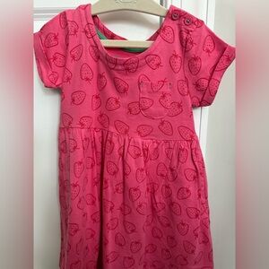 Mini Boden Strawberry Dress 2-3Y